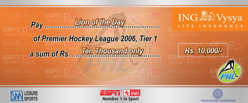 ING Vysya Life Insurance – Premier Hockey League 2005 - 06