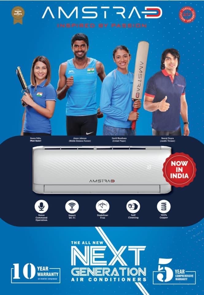 AMSTRAD – Brand Ambassadors – 2019-20-21