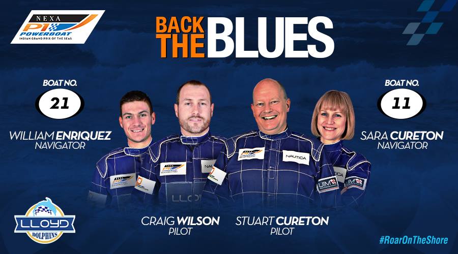 LLOYD - Powerboat P1 - LLOYD Dolphins, NEXA P1 Team Sponsor