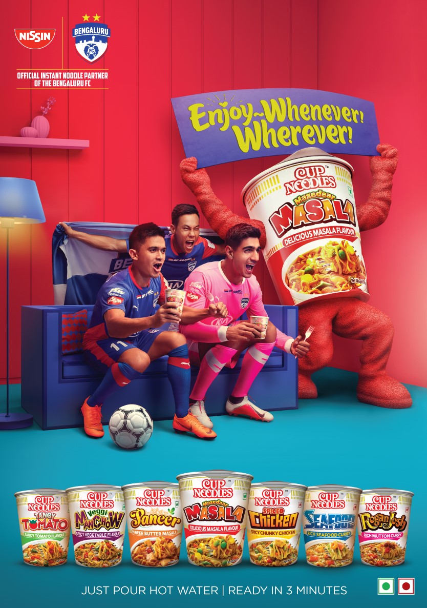 Nissin Cup Noodles – Bengaluru FC – Official Instant Noodle Partner, 2018 - 19 - 20 - 21