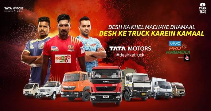 Tata Motors – Pro Kabaddi League Associate Sponsor – 2018, 2019, 2021