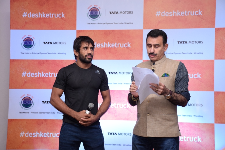 Wrestling Federation of India – TATA Motors - Principal Sponsor Team India – 2018 – 19 – 20.