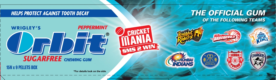 Wrigley’s IPL Partnerships as the Official Gum – 2009 - 10
