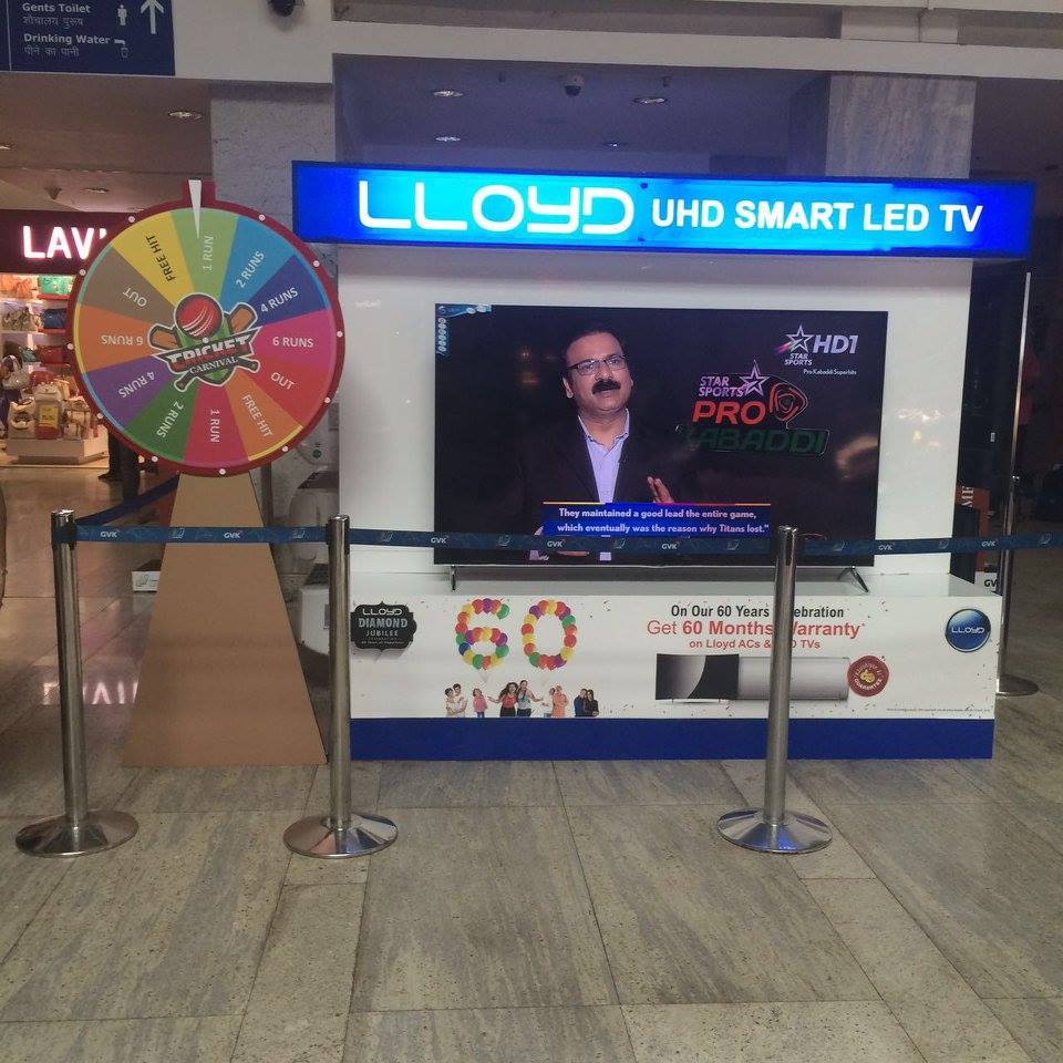 LLOYD presents Summer Cricket Festival 2016-2018 - Hyderabad Airport