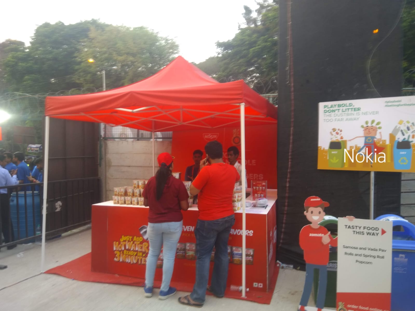 Nissin (Cup Noodles, Top Ramen ) - Royal Challengers Bengaluru - Official Noodle Partner, 2017, 2018 & 2019