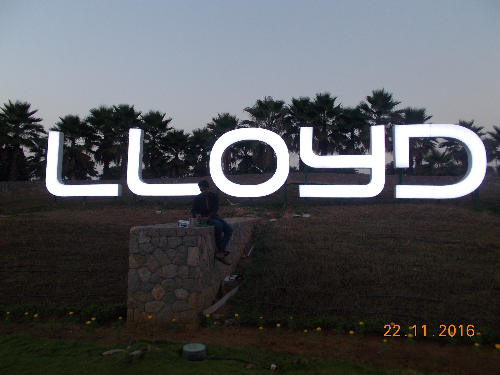 LLOYD outdoor branding at Hyderabad Airport 2015-2018