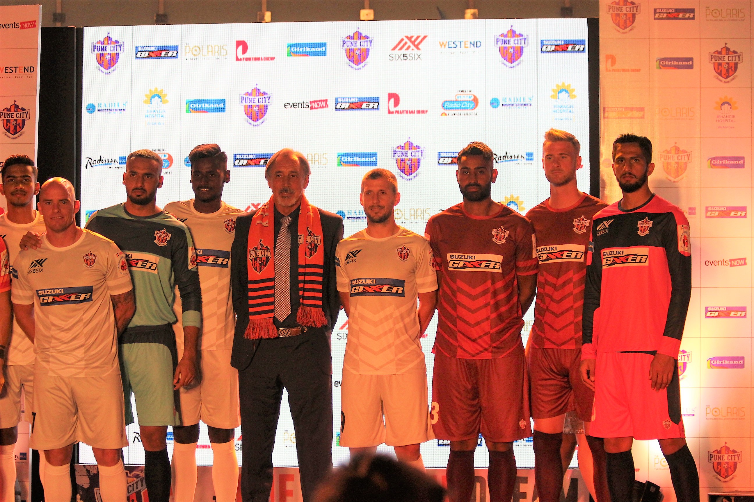 Suzuki Gixxer Rides-In “Ahead Of The Pack” as the Lead Sponsor of FC Pune City. 2017 - 2018