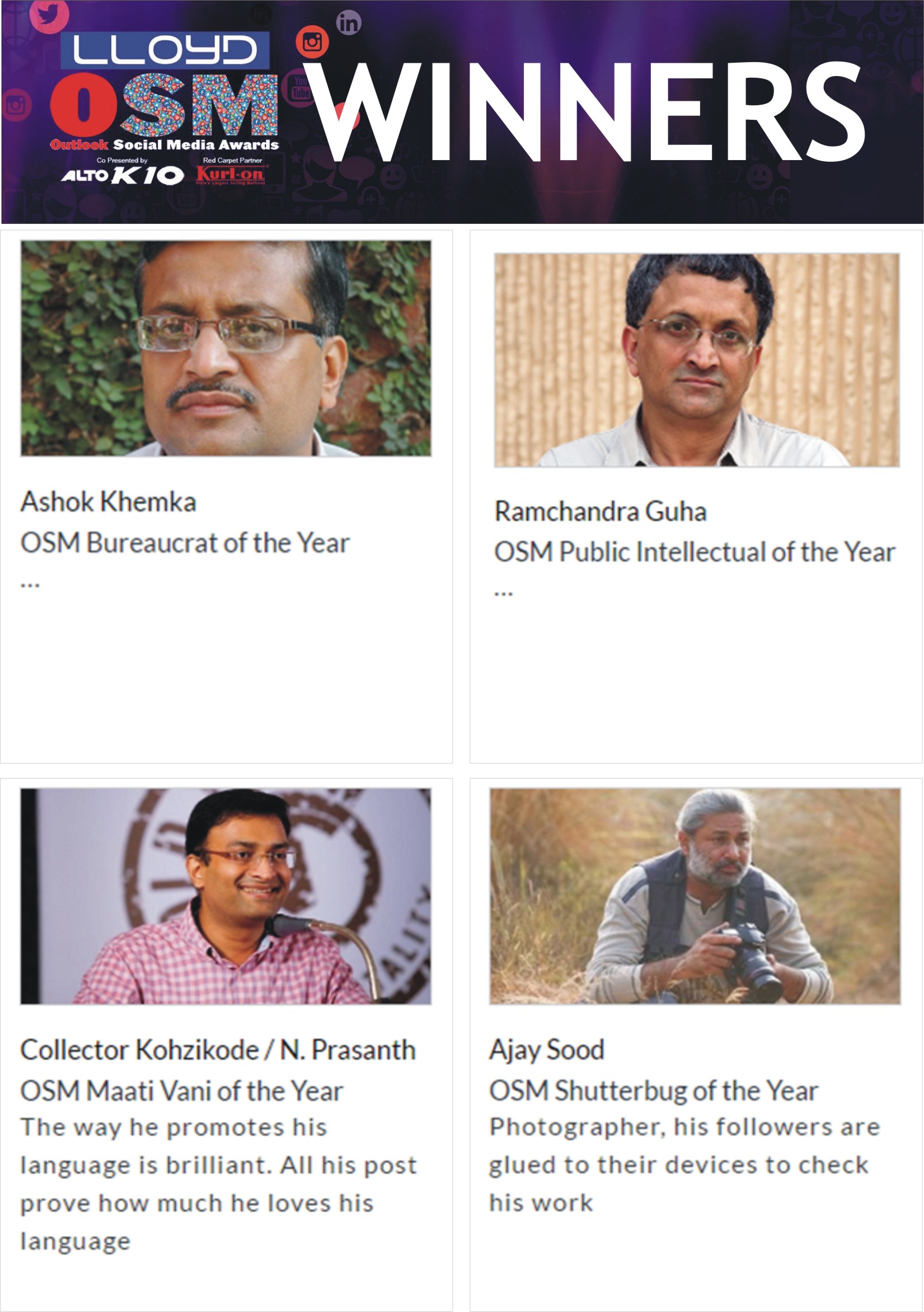 LLOYD OSM Awards, 2013