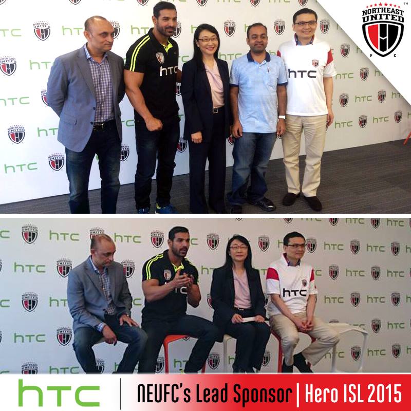 HTC India – NorthEast United FC – Principal Sponsor – 2014 - 15