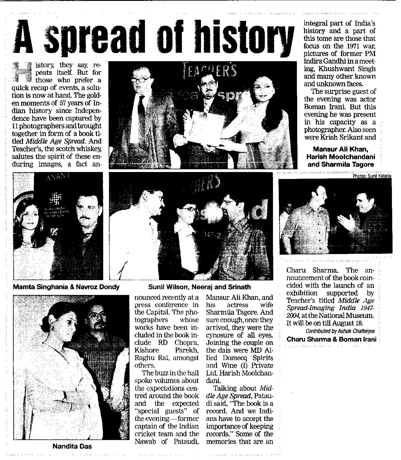 Middle Age Spread, Book Launch 2004