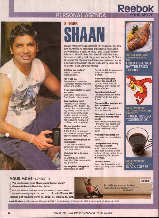 Reebok - HT Brunch Personal Agenda - 2007-10