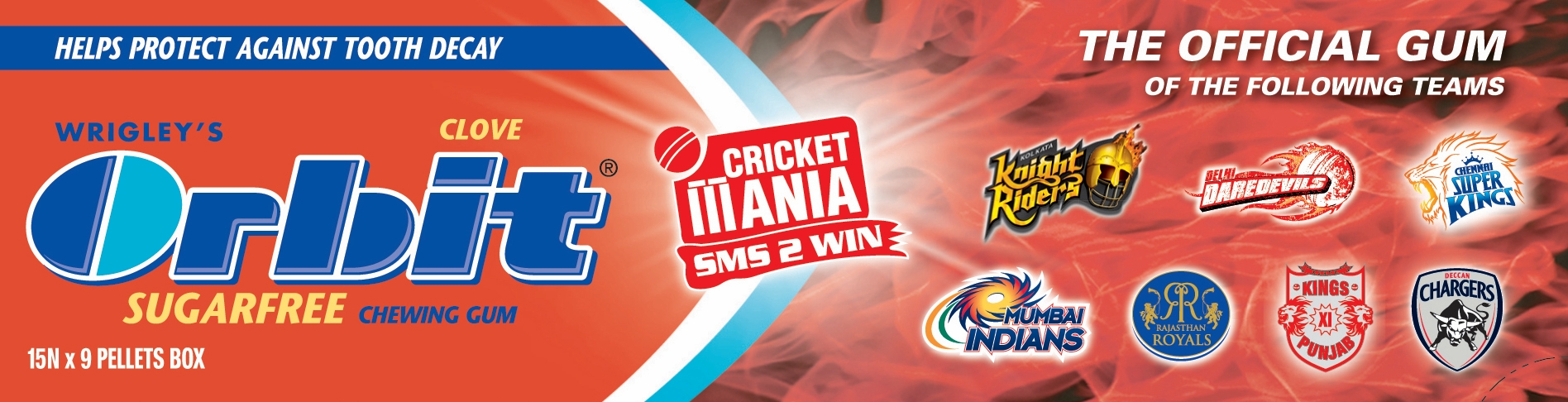 Wrigley’s IPL Partnerships as the Official Gum – 2009 - 10